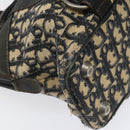 Christian Dior Trotter Canvas Hand Bag Navy Auth 115712-16