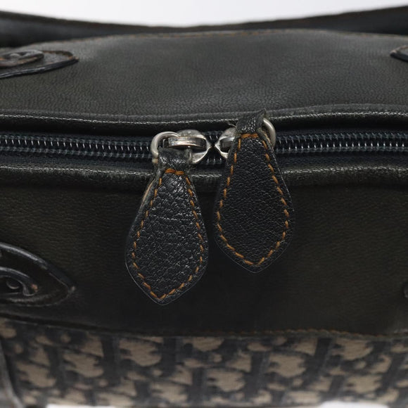 Christian Dior Trotter Canvas Hand Bag Navy Auth 115712