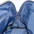 Christian Dior Trotter Canvas Hand Bag Navy Auth 115712-19