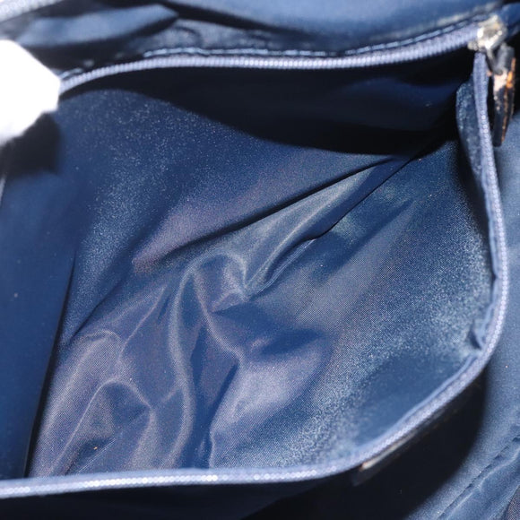 Christian Dior Trotter Canvas Hand Bag Navy Auth 115712