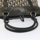 Christian Dior Trotter Canvas Hand Bag Navy Auth 115712-7