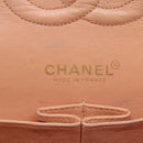 CHANEL Matelasse COCO Icon Chain Shoulder Bag Canvas Pink CC Auth 115714-18