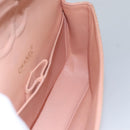 CHANEL Matelasse COCO Icon Chain Shoulder Bag Canvas Pink CC Auth 115714-19