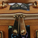 LOUIS VUITTON Monogram Multicolor Courtney MM Bag 2way Black M45642 Auth 115719V-17