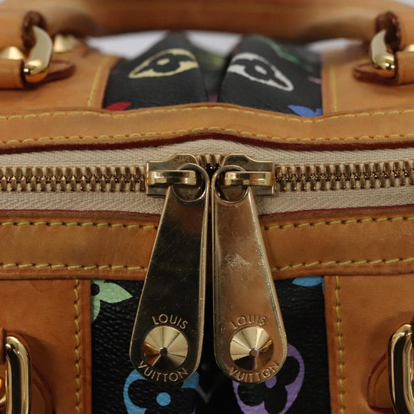 LOUIS VUITTON Monogram Multicolor Courtney MM Bag 2way Black M45642 Auth 115719V