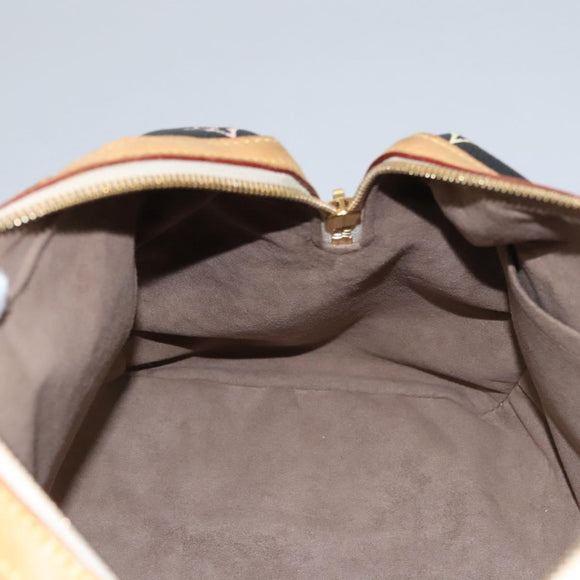 LOUIS VUITTON Monogram Multicolor Courtney MM Bag 2way Black M45642 Auth 115719V