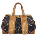 LOUIS VUITTON Monogram Multicolor Courtney MM Bag 2way Black M45642 Auth 115719V-13