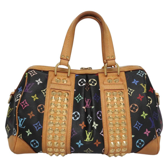LOUIS VUITTON Monogram Multicolor Courtney MM Bag 2way Black M45642 Auth 115719V