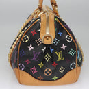 LOUIS VUITTON Monogram Multicolor Courtney MM Bag 2way Black M45642 Auth 115719V-3