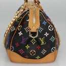 LOUIS VUITTON Monogram Multicolor Courtney MM Bag 2way Black M45642 Auth 115719V-4