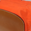 PRADA Shoulder Bag Nylon Orange Auth 115729-16