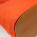 PRADA Shoulder Bag Nylon Orange Auth 115729-17