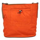 PRADA Shoulder Bag Nylon Orange Auth 115729-2
