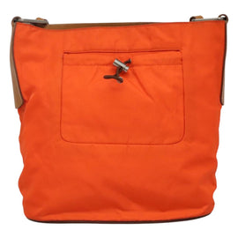 PRADA Shoulder Bag Nylon Orange Auth 115729 - 0