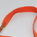 PRADA Shoulder Bag Nylon Orange Auth 115729-14