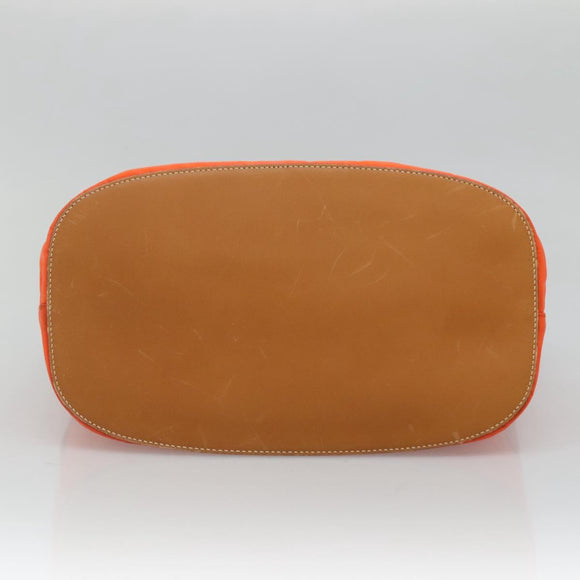 PRADA Shoulder Bag Nylon Orange Auth 115729