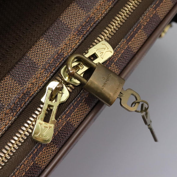 LOUIS VUITTON Damier Ebene Satellite 53 Trunk SPO M23356 LV Auth 115731A