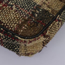 BURBERRY Nova Check Shoulder Bag Canvas Beige Auth 115735-14