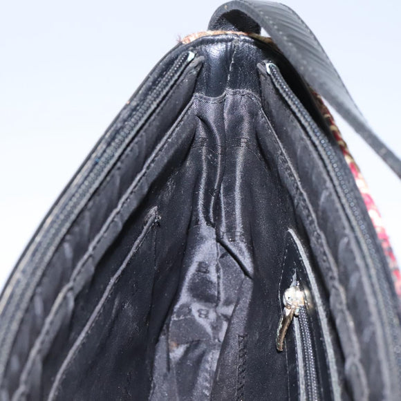 BURBERRY Nova Check Shoulder Bag Canvas Beige Auth 115735