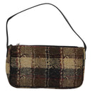 BURBERRY Nova Check Shoulder Bag Canvas Beige Auth 115735-2