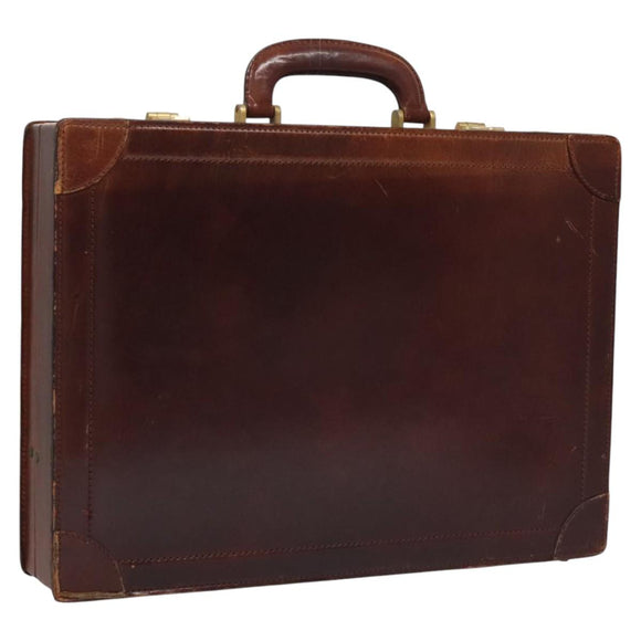 BALLY Trunk Leather Beige Auth 115742