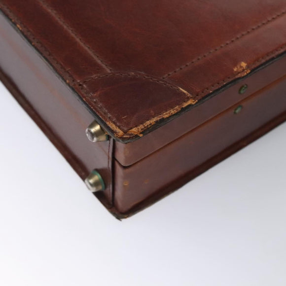 BALLY Trunk Leather Beige Auth 115742