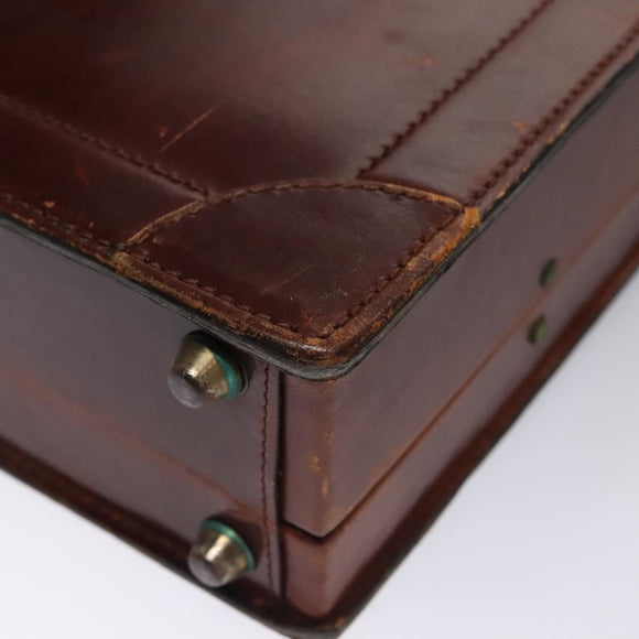 BALLY Trunk Leather Beige Auth 115742