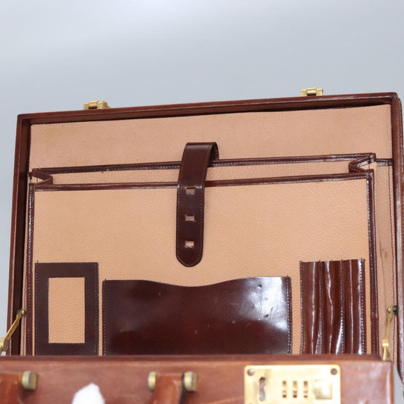 BALLY Trunk Leather Beige Auth 115742
