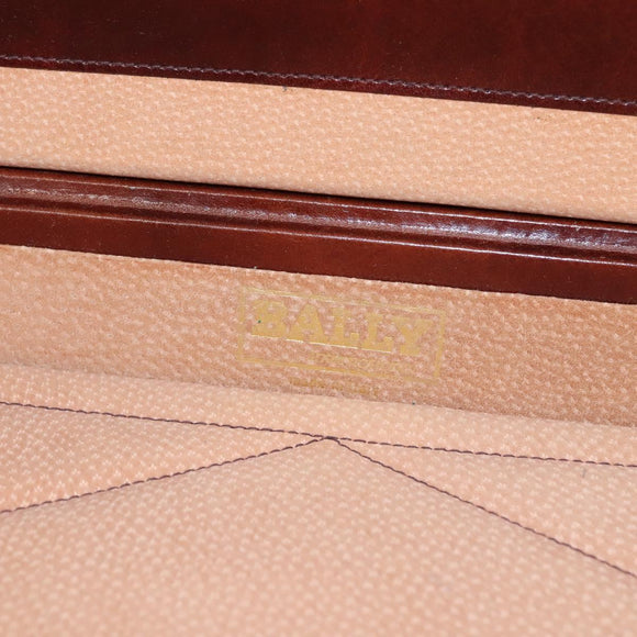BALLY Trunk Leather Beige Auth 115742