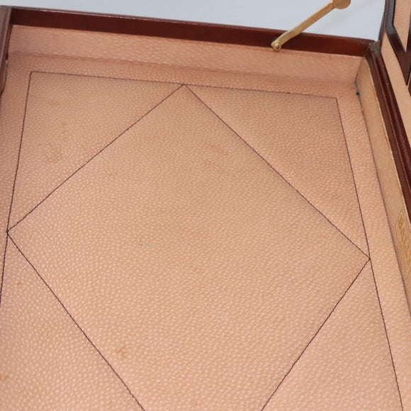 BALLY Trunk Leather Beige Auth 115742