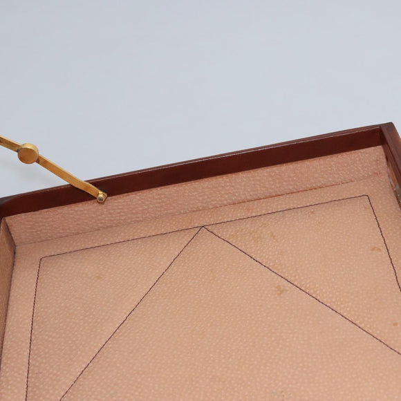 BALLY Trunk Leather Beige Auth 115742