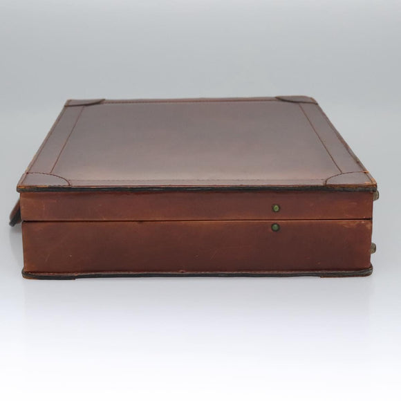 BALLY Trunk Leather Beige Auth 115742