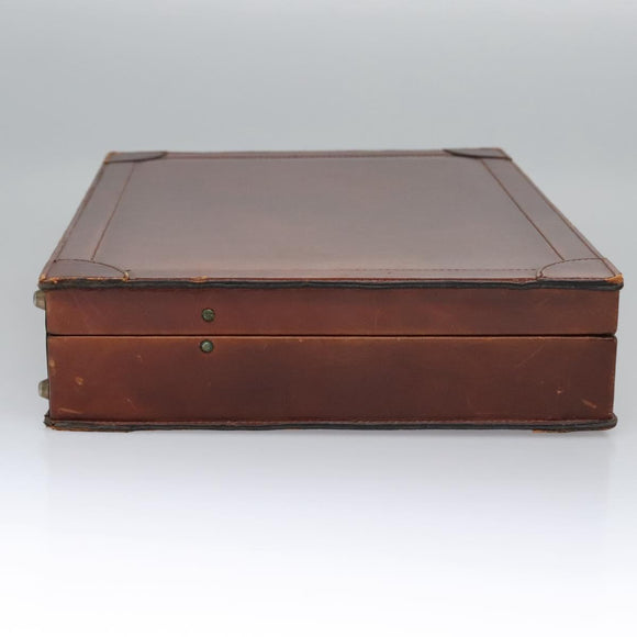 BALLY Trunk Leather Beige Auth 115742