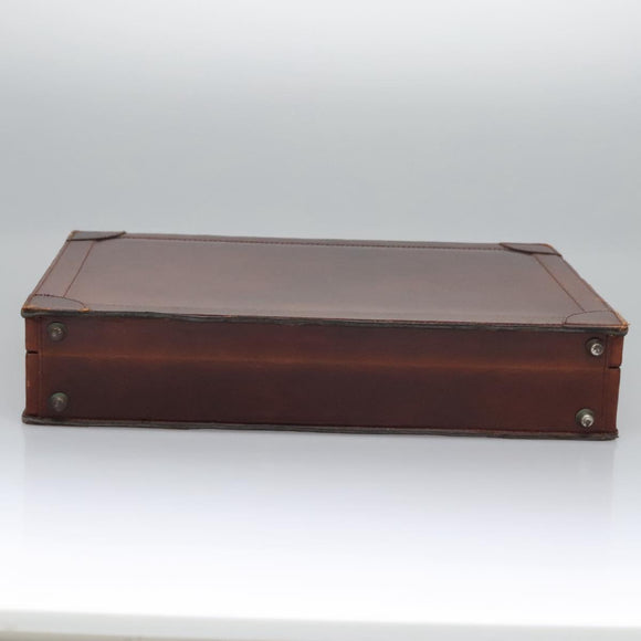 BALLY Trunk Leather Beige Auth 115742