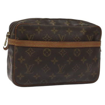LOUIS VUITTON Monogram Compiegne 23 Clutch Bag M51847 LV Auth 115746