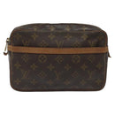 LOUIS VUITTON Monogram Compiegne 23 Clutch Bag M51847 LV Auth 115746-2
