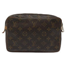 LOUIS VUITTON Monogram Compiegne 23 Clutch Bag M51847 LV Auth 115746-3