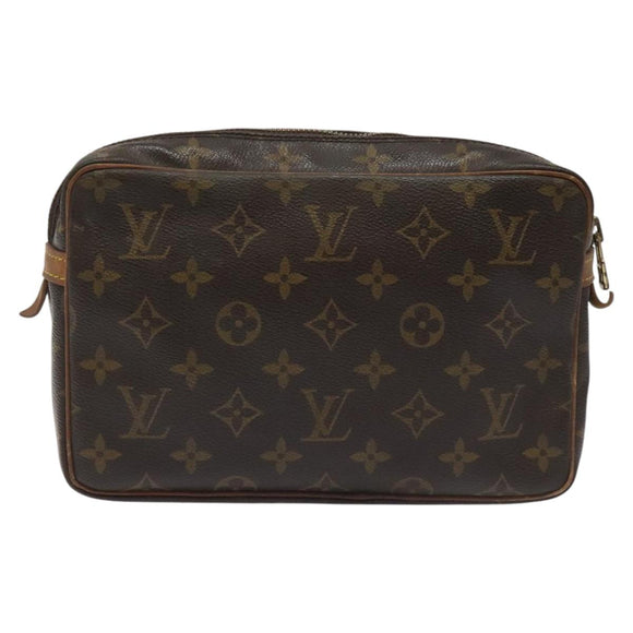 LOUIS VUITTON Monogram Compiegne 23 Clutch Bag M51847 LV Auth 115746