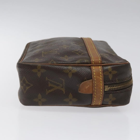 LOUIS VUITTON Monogram Compiegne 23 Clutch Bag M51847 LV Auth 115746