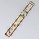 LOUIS VUITTON Monogram Multicolor Watches 109/500 White LV Auth 115748A-2