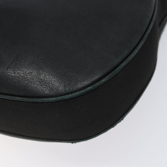 GUCCI Shoulder Bag Leather Black Silver 001 3315 Auth 115752