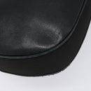 GUCCI Shoulder Bag Leather Black Silver 001 3315 Auth 115752-17