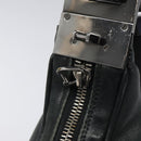 GUCCI Shoulder Bag Leather Black Silver 001 3315 Auth 115752-9