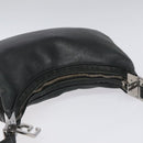 GUCCI Shoulder Bag Leather Black Silver 001 3315 Auth 115752-6