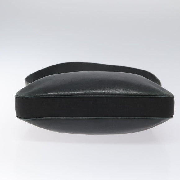 GUCCI Shoulder Bag Leather Black Silver 001 3315 Auth 115752