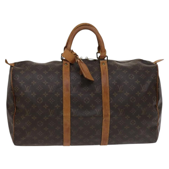 LOUIS VUITTON Monogram Keepall 50 Boston Bag M41426 LV Auth 115758