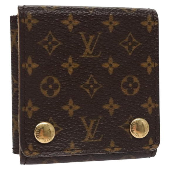 LOUIS VUITTON Monogram Jewelry Case Jewelry Box LV Auth 115811V
