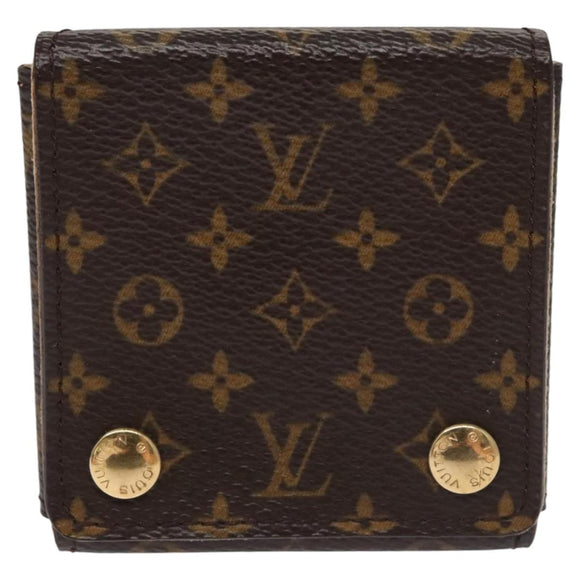 LOUIS VUITTON Monogram Jewelry Case Jewelry Box LV Auth 115811V