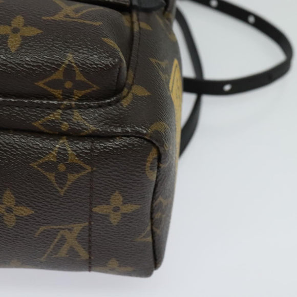 LOUIS VUITTON Monogram World Tour Palm Springs Shoulder Bag M42971 Auth 115814A
