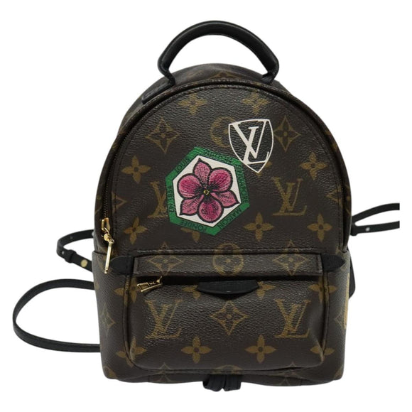 LOUIS VUITTON Monogram World Tour Palm Springs Shoulder Bag M42971 Auth 115814A